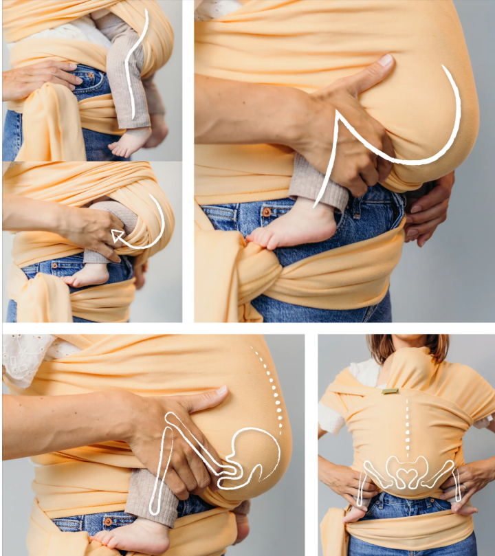 BOBA Ring dětská šátka na nošení